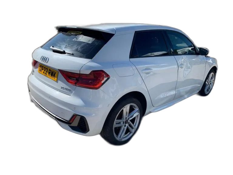 2022 AUDI A1 S LINE WHITE 1.0 PETROL AUTOMATIC 5dr DAMAGED SALVAGE