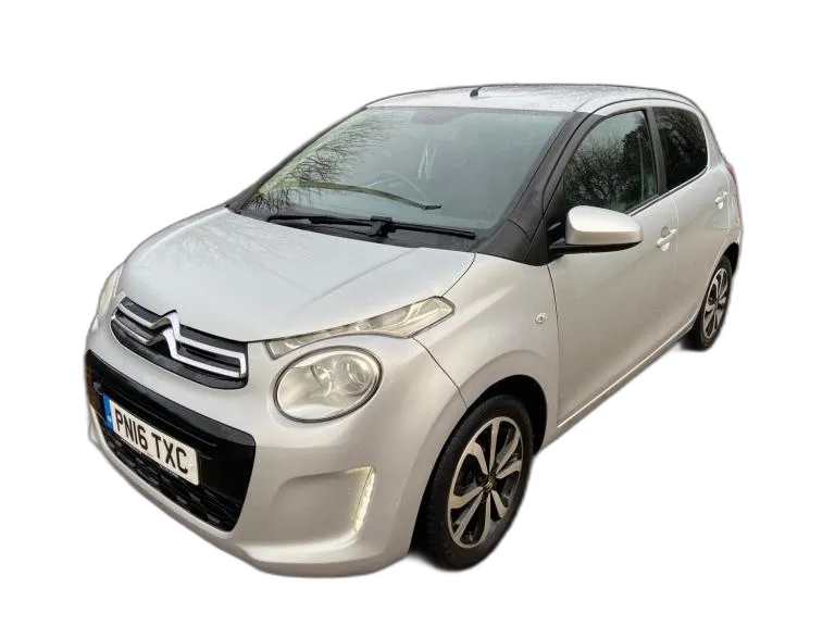 2016 Citroen C1 1.2 PureTech Flair 5dr Silver 47k Miles PSH Years MOT Warranty £20 Road Tax HATCH...