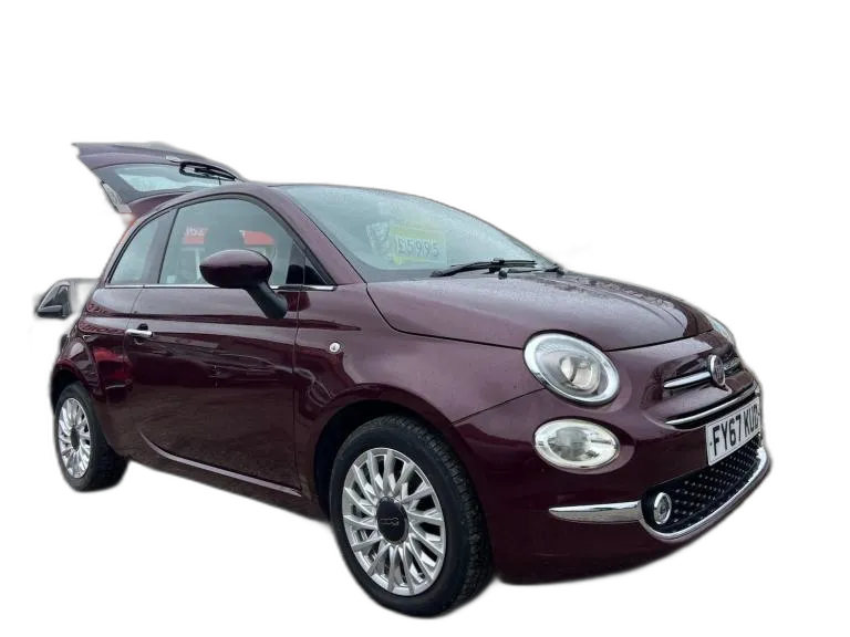 2017 Fiat 500 1.2 Lounge Euro 6 (s/s) 3dr HATCHBACK Petrol Manual
