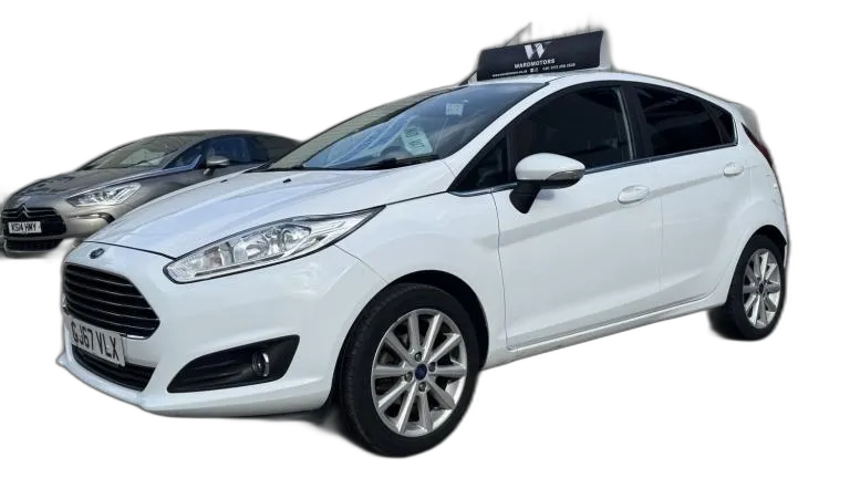 FORD FIESTA 1.0 T EcoBoost Titanium White 5dr 1 KEEPER+8 STAMPS+BELTDONE 2017