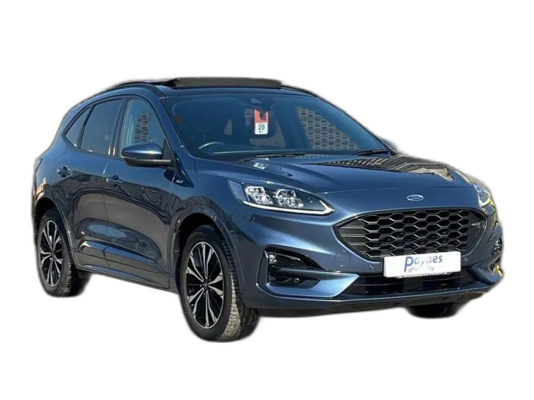 2022 Ford Kuga ST-Line X Edition 2.0L 190PS AUTO in Chrome Blue LOW MILES FSH