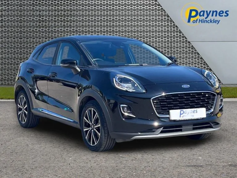 2023 Ford Puma Titanium 5 Dr 1.0L 125PS mHEV 6 Spd in Agate Black LOW MILEAGE