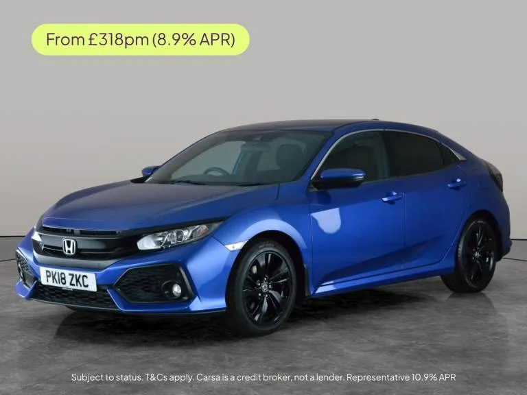 2018 Honda Civic 1.6 i-DTEC SR Hatchback 5dr Diesel Auto Euro 6 (s/s) (120 ps) - PADDLE SHIF Hatc...