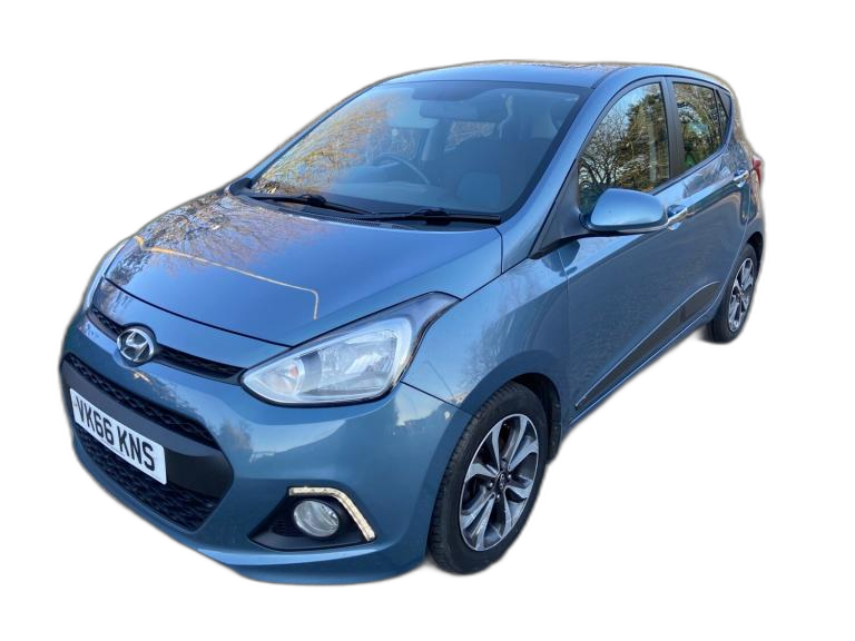 2016 Hyundai i10 1.2 Premium SE 5dr Blue 71k Miles Years MOT Warranty £35 Road Tax HATCHBACK Petr...