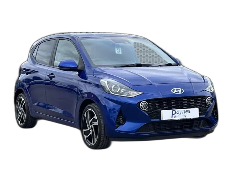 2022 Hyundai i10 1.0 Premium in Blue. 6 Speed Manual, Full Service History