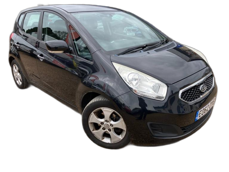 2012 Kia Venga 2 AUTO 1.6. Petrol. Automatic. Black. 5 Door Family Car. Px Swap