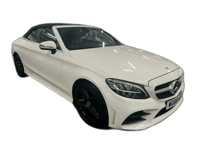 2018 Mercedes-Benz C Class 1.5 C200 MHEV AMG Line Cabriolet G-Tronic+ Euro 6 (s/s) 2dr CONVERTIBL...