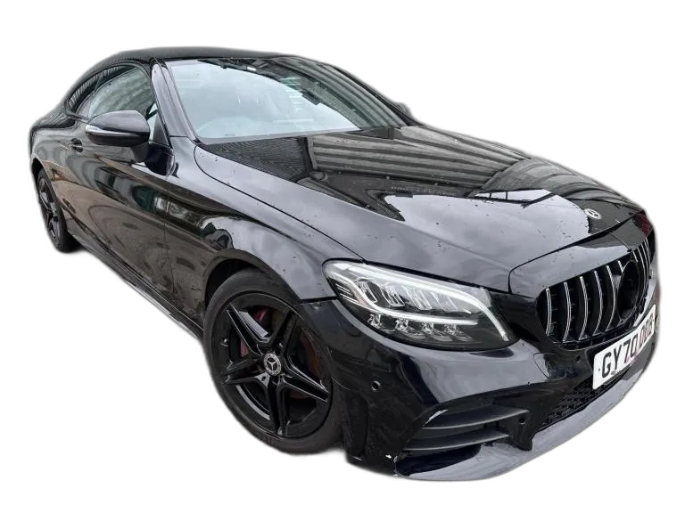 2021 70 REG MERCEDES C-CLASS COUPE AMG LINE MHEV DAMAGED REPAIRABLE SALVAGE