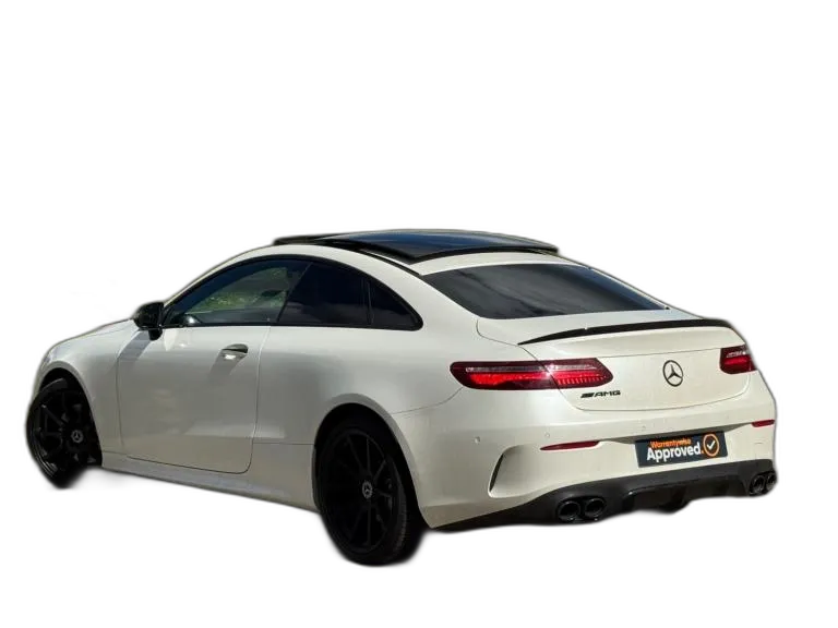2017 MERCEDES BENZ E CLASS E220D AMG LINE PREMIUM PLUS, WOW E53 REP, PEARL WHITE