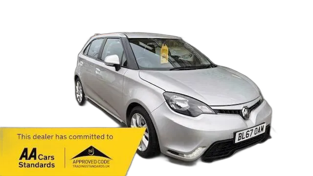 2017 MG MG3 1.5 VTi-TECH 3Form Sport 5dr [Start Stop] HATCHBACK Petrol Manual