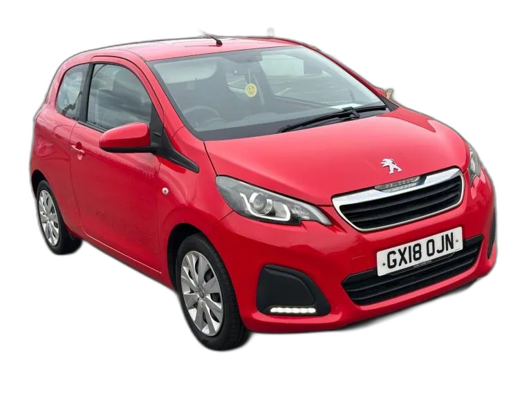2018 Peugeot 108 1.0 72 Active 3dr HATCHBACK PETROL Manual