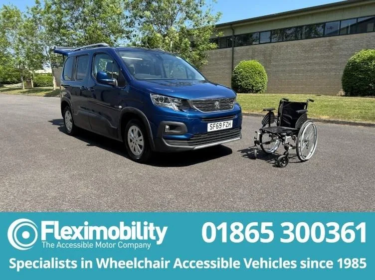 2019 Peugeot Rifter Wheelchair Accessible Vehicle - 1.5 BlueHDi 100 Allure 5dr - 3 Seats -Winch M...