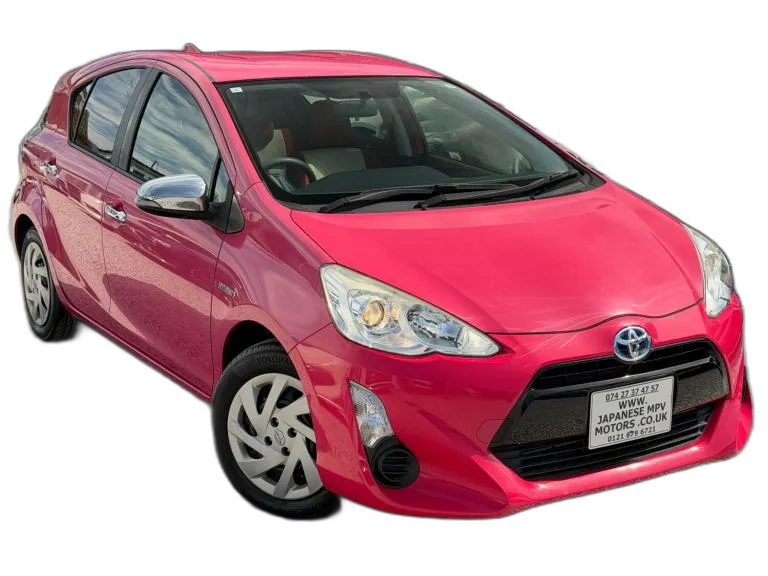 2015 Toyota Aqua S 1.5L PETROL HYBRID AUTOMATIC 5DR HATCHBACK PINK 5 SEATER Hatchback Petrol/Ele...