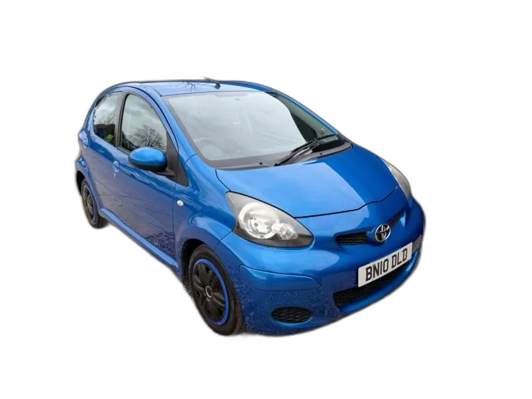 2010 Toyota AYGO 1.0 VVT-i Blue Hatchback 5dr Petrol Manual Euro 4 (67 bhp) HATCHBACK Petrol Manual