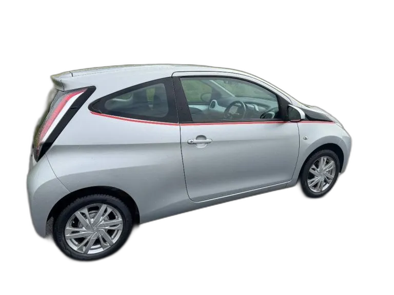 Toyota aygo hatchback silver new shape 2015