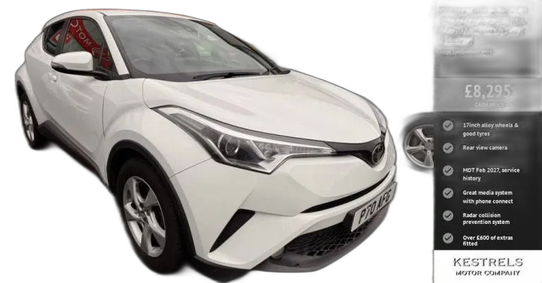 2017 Toyota C-HR 1.2 VVT-i Icon SUV 5dr Petrol Manual Euro 6 (s/s) (115 ps) HATCHBACK Petrol Manual