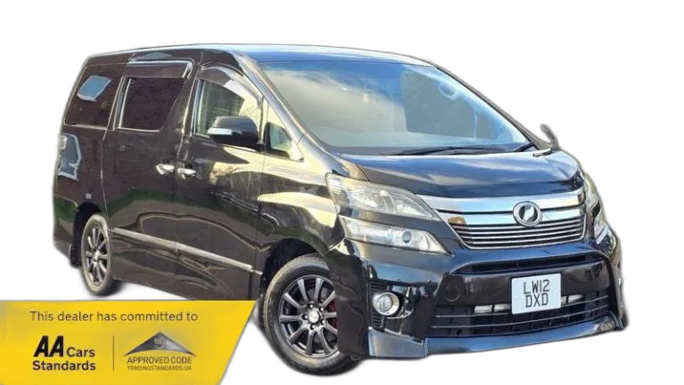 2012 Toyota Vellfire 2.4L PETROL AUTO 7 SEATS 5 DR Petrol Automatic