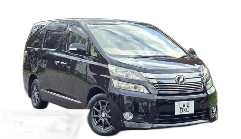 2012 Toyota Vellfire 2.4L PETROL AUTO 8 SEATS 5 DR Petrol Automatic