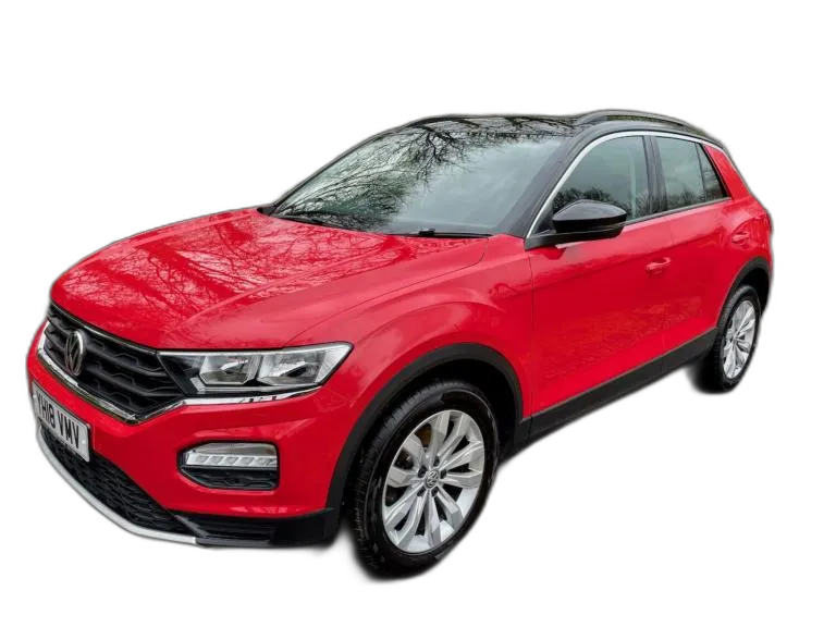 2018 Volkswagen T-Roc 1.0TSI SE 5 Door Petrol SUV In Red (Euro 6) HATCHBACK Petrol Manual