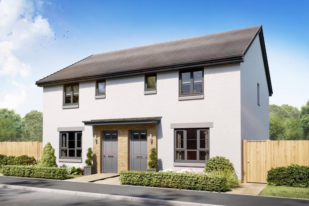 Cupar at King's Gallop 14 Pinedale Way, Countesswells, Aberdeen AB15 3 bed end of terrace house for sale - £227,995