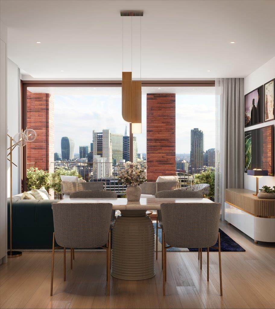The Arc, City Road, London, EC1V 2 bed flat for sale - £1,080,000
