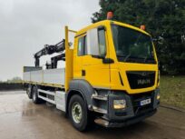 2015 15 MAN TGS 26.360 6×2 alloy dropside Atlas 125.2