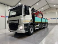 DAF CF 370 6×2 Rear Lift Dropside Brick Grab Manual