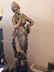 Antique Gold Painted (Plaster), Figurine – The Lady